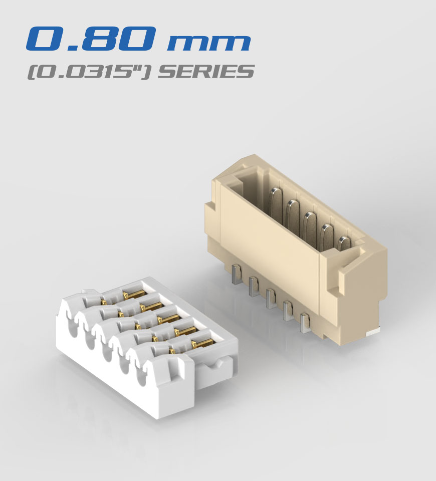 0.80mm(0.0315")Series