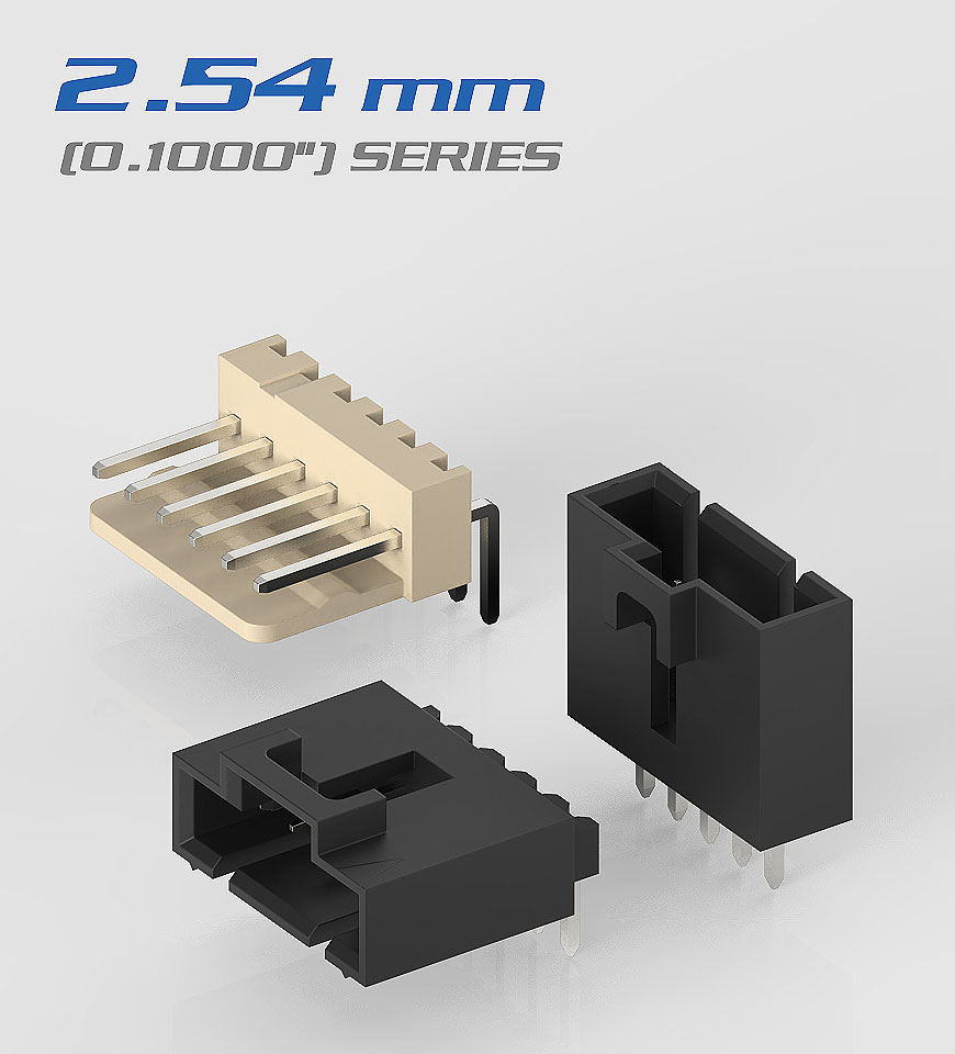 2.54mm (0.1000")Series